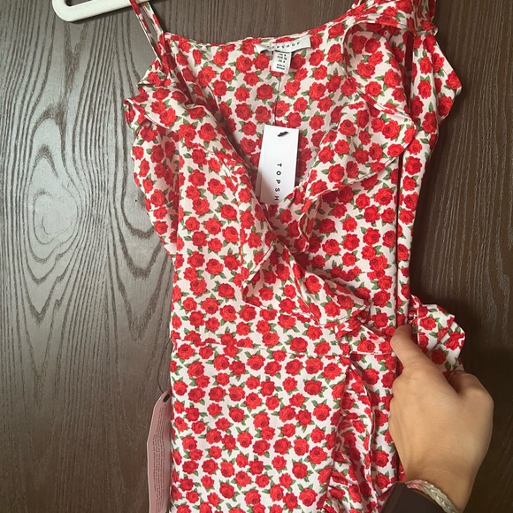 Top shop Wrap Dress Size 4 - Picture 2 of 5